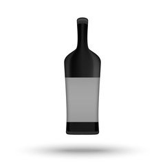 Alcohol bottle template