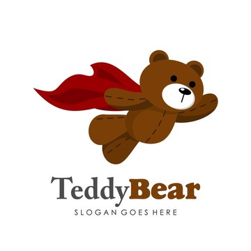 Naklejki Cute teddy bear illustration full vector