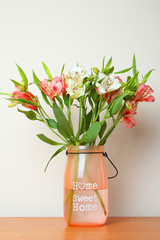 Bouquet of alstroemerias
