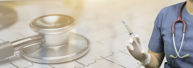 Medical and healthcare,Male doctor or medical students or surgeon,anesthesiologists using digital tablet during the conference,Health Check with digital system support for patient,background banner