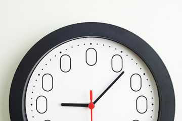 Clock Face To Illustrate Concept Of Zero Hour Employment Contracts