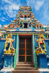 A traditional Hindu temple in Galle road 8000, Colombo, Sri Lanka