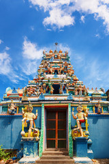 A traditional Hindu temple in Galle road 8000, Colombo, Sri Lanka