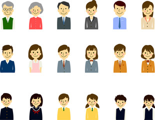 家族3世代 夫婦　親子　学生