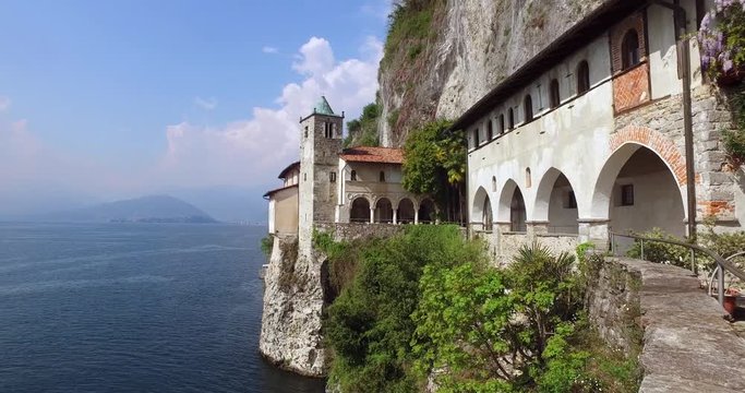 Hermitage of Santa Caterina del Sasso, Varese, Lombardy, Italy