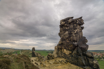 Historische Teufelsmauer in Deutschland