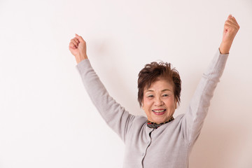 中年女性のポートレイト