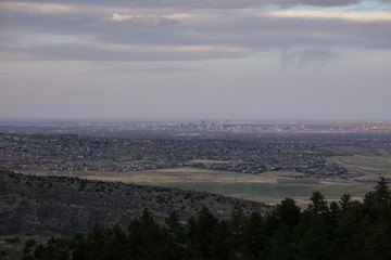 Denver From Morrison, Colorado