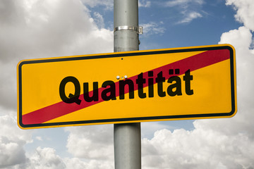 Schild 244 - Quantität