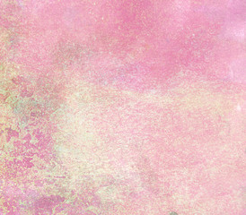 Pink grunge painted wall texture.