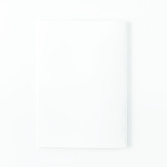 Magazine,US-Letter, A4 Brochure Mock-up, Realistic Rendering of Magazine, A5/A4 Brochure Mock-up on Isolated White Background, 3D Illustration