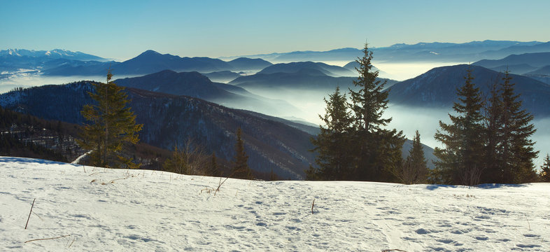 Slovak Landscape in Winter