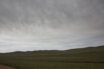 Die mongolische Steppe