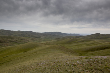 Fototapeta na wymiar Die mongolische Steppe