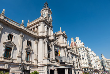 Obraz premium Rathaus von Valencia