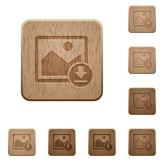 Download image wooden buttons