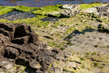Ebbe am Strand