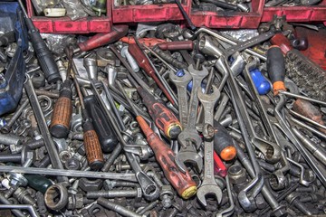 Bunch of messy tools