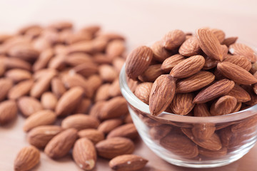 raw natural whole almonds