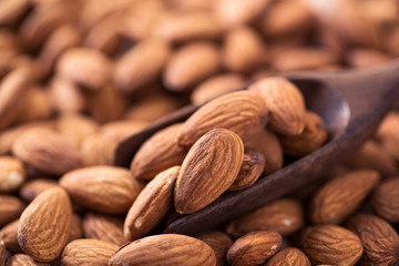 raw natural whole almonds