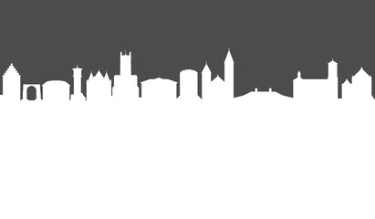 Fototapeta premium Neuss Skyline