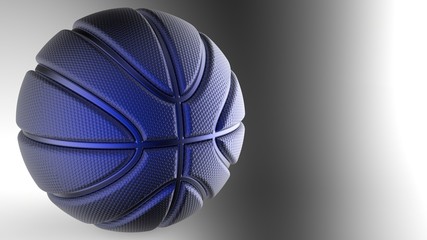 Fototapeta premium Basketball Design Background. 3D illustration. 3D CG. High resolution.