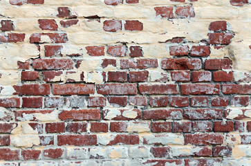 Weathered Brick Wall Background