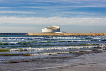 Cruise Terminal of Port of Leixoes in Matosinhos city, Portugal