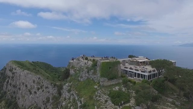 Capri island, Italy Aerial video