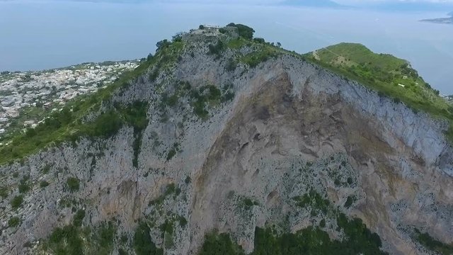 Capri island, Italy Aerial video