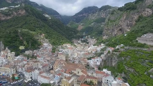 Amalfi, Italy Aerial video