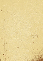 Blank aged paper background, vertical. A4 format, grunge textures in layers and can be edited.