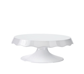 Porcelain cake stand with clipping path