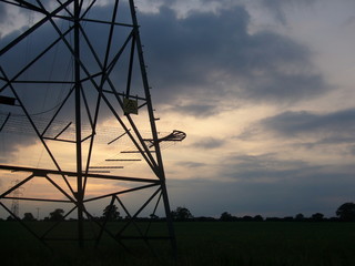Pylon against sky