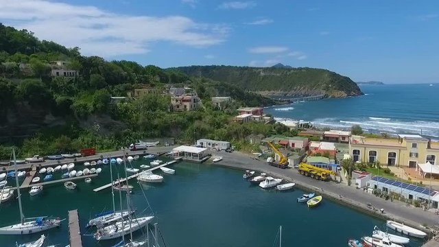 Procida, Italy Aerial video