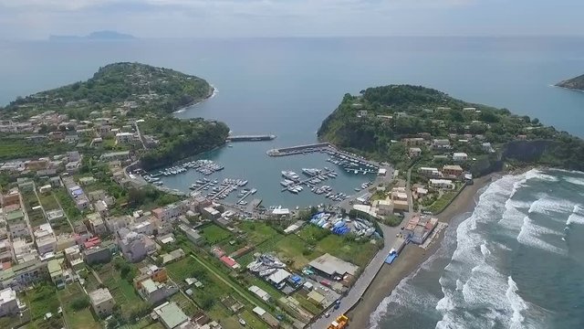 Procida, Italy Aerial video