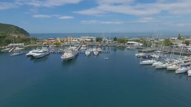 Procida, Italy Aerial video