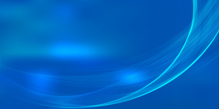 Blue Curve Line abstract background wallpaper