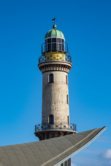 Der Leuchtturm in Warnemünde