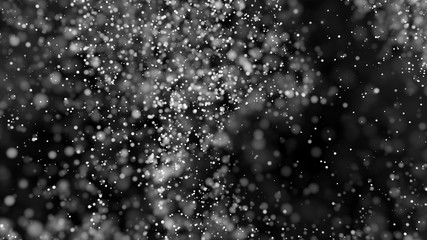Beautiful monochrome bokeh blurred background defocused lights