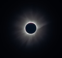 The inner and outer corona during a total solar eclipse on March 9, 2016. An observation from Tidore island, Indonesia (This is an original photo! Not NASA public pictures!) - 144451157