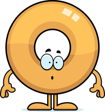 recommend clip art: Surprised Cartoon Doughnut