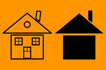 house icon vector illustration, home icon,