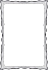 Insulated frame background template for certificate or diploma