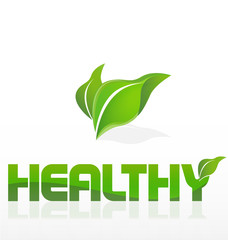 Nature healthy leafs logo