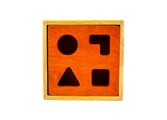 wooden blocks shape sorter toy - 144454168