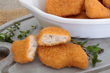 nuggets de poulet
