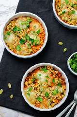 cheese pepita oats sweet potato casserole
