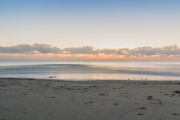 Morning at the beach in southern Thailand.
