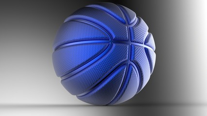 Basketball Design Background. 3D illustration. 3D CG. High resolution.